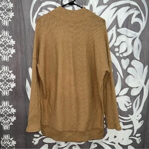 We the Free Ribbed Camel Pullover